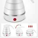 600ml Travel Water Kettle Electric Foldable Portable Boiler Machine Food Grade Silicone Boil Dry Protection