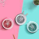 Portable Mini USB Misting Fan Water Spray Fan Rechargeable Personal Cooling Mist Humidifier Fan