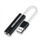 Bakeey 2 in 1 USB Adapter USB to 3.5mm Audio Cable USB External Sound Card Headset Audio Adapter