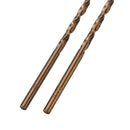 Drillpro 10pcs HSS M35 Cobalt Twist Drill Bit Set 1/1.5/2/2.5/3mm High Speed Steel Drill Bits