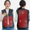 Men Women Electric Heated Vest Jacket Warm Up Heating Pad Cloth Body Warmer GIft