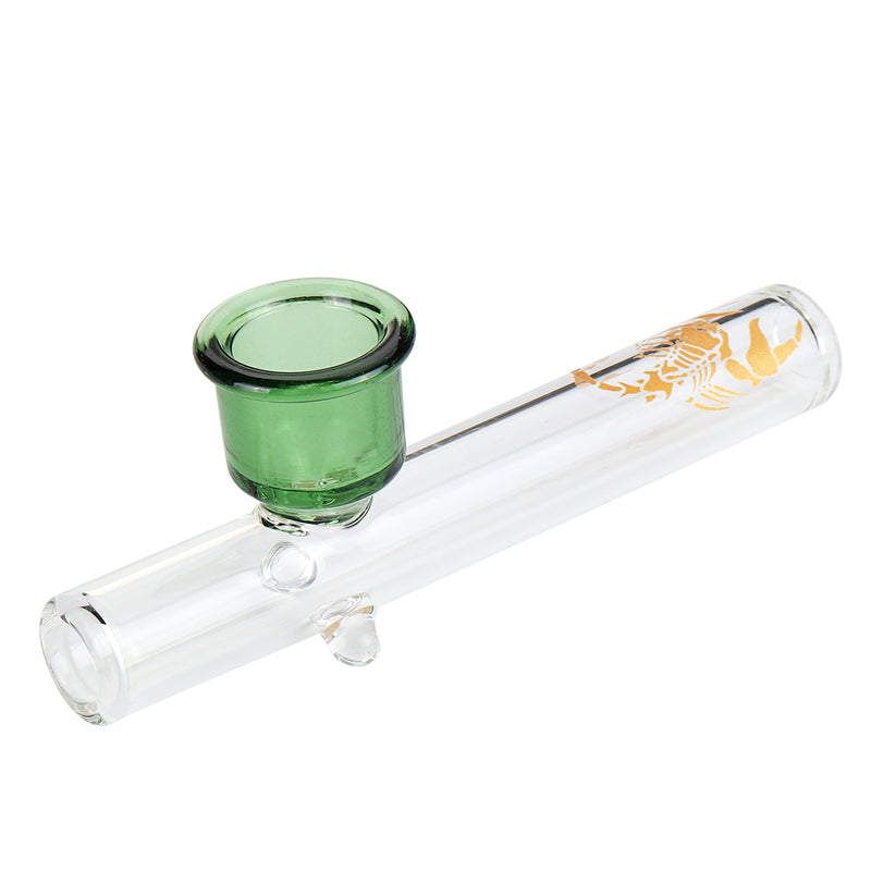 Mini Handheld Glass Tube Herb Water Pipe Water Hoo kah Pipe