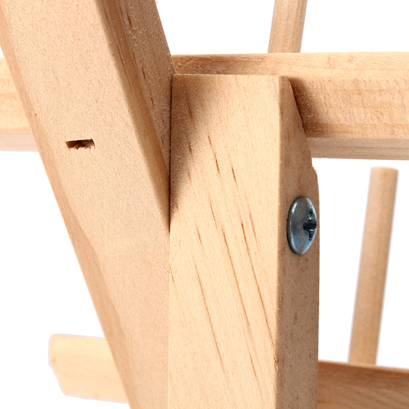 60 Spools Sewing Thread Rack Embroidery Storage Wooden Holder Cones Stand Shelf Needlework Tool