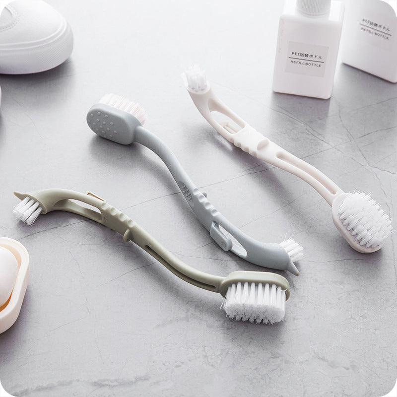 Honana Home Creative Cleaning Tool Multifunctional Double Heads Gap Cleaning Brush Shoes Washing Bru