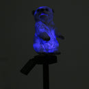 LED Solar Light Polar Bear Garden Light Lawn Light Outdoor Waterproof  Lamp RGB