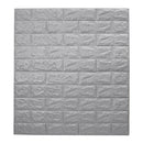 Large 3D Waterproof Tile Brick Wall Sticker Self-adhesive Foam Panel 70*77cm House Decor