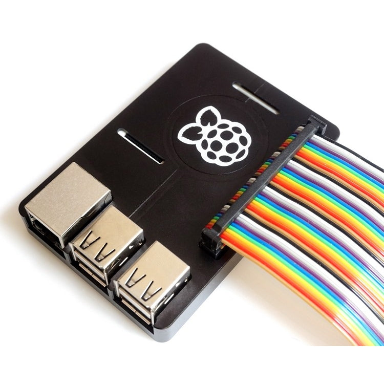 Ultra-thin Aluminum Alloy CNC Case Portable Box Support GPIO Ribbon Cable For Raspberry Pi 3 Model B