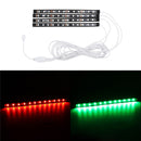 4 In 1 LED Interior EL Strip Lights RGB Optical Fiber Decoration Under Glowing Rock Light App bluetooth Control For Motorcycle Automobile Car