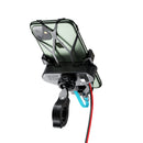 Bakeey Bike Bicycle Handlebar Silicone Elastic Clamp Phone Holder 2.4A Phone Charger 360 Rotation For 4.0-7.0 Inch Smart Phone