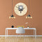 Loskii CC050 Creative Wall Clock Mute Wall Clock Quartz Wall Clock For Home Office Decorations