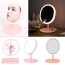 Makeup Mirror 36 LED Lights 90 Degree Rotation Adjustable Touch Screen Standing LED Mirrors