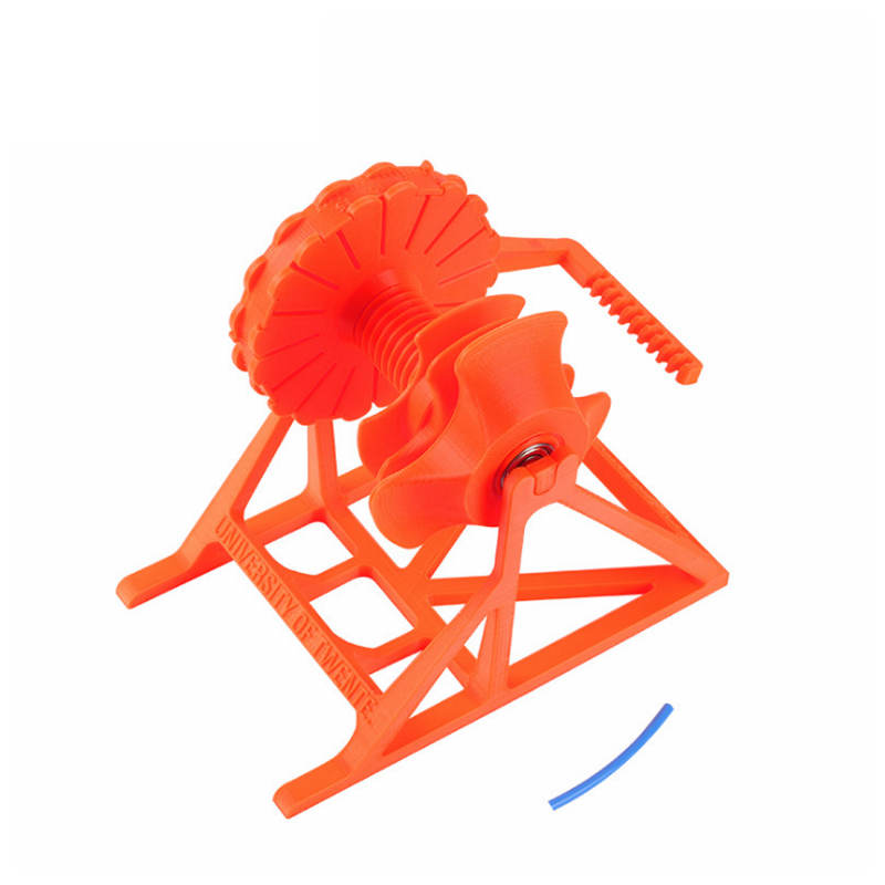 Orange ABS Removable Turn Around Filament Rack for Prusa i3 3D Printer Part