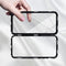 Bakeey Protective Case for iPhone XS Magnetic Adsorption Metal Bumper + 9H Tempered Glass Back Cover