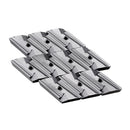 Drillpro 10pcs KNUX160405R KNUX160405L Carbide Insert Milling Cutter Inserts Turning Tool for Steel Machining