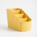 Desktop 4 Grids Pen Holder Storage Box Stationery Cosmetics Makeup Brushes Holder Sundries Organizer Office Home School Supplies