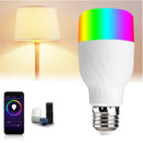 E27 7W Dimmable RGBW WIFI APP Control LED Smart Light Bulb for Alexa Google Home AC85-265V