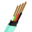 USAMS U2 Type C Flat Fast Charging Data Cable 1.2M For Oneplus 6 5t Xiaomi Mi8 Mi A1 Mix 2 S9+