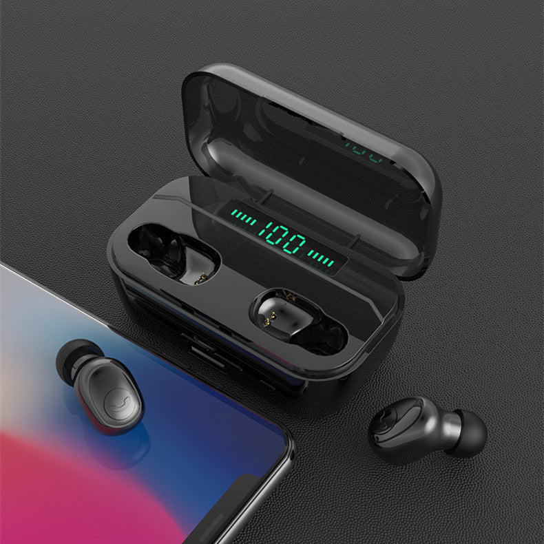 G6S Dual bluetooth 5.0 TWS Earphone LED Digital Display IPX7 Deep Waterproof Binaural Call Headset With 3500mAh Power Bank