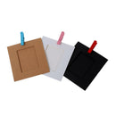 Chic 10 Pcs Paper Photo Film Frame Wall Picture Album DIY Hanging + Rope Ca S4K2