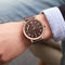 NAVIFORCE 3006 Waterproof Calendar Quartz Watch Mesh Steel Business Style Men Wrist Watch