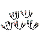 10x Camera CCTV BNC CAT5 Video Balun Passive Transceiver Cable Adapter Conn J7B6