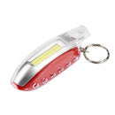 IPRee 2 in 1 Mini COB LED 3 Modes Keychain Whistle Light Camping Light Emergency Safety Lamp