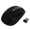 2.4GHz Optical Wireless Mouse Wireless USB Black for PC B2Q8