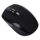2.4GHz Optical Wireless Mouse Wireless USB Black for PC B2Q8