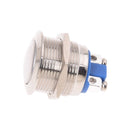 3A/ 3V-250V Push Button Switch 19 mm Nickel-plated Brass