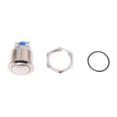 3A/ 3V-250V Push Button Switch 19 mm Nickel-plated Brass