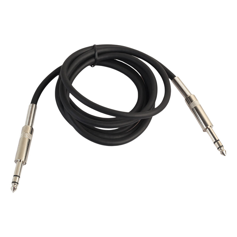 REXLIS 3044 1/ 1.8/ 3M 6.35 Stereo Male To Male Electric Guitar Audio Cable
