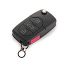 Key Casing Key Housing Replacement Housing for Audi A4 / A6 / A8 Black R1X8