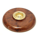 Imitation Carbon Fiber Metal Eye Anti-Slip Mat Wood Color For Cello