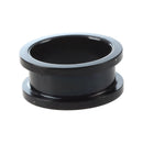 Set 14 ear taper stretcher Expander Plug black in stainless steel 316L J5F1