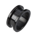 Set 14 ear taper stretcher Expander Plug black in stainless steel 316L J5F1