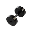 Set 14 ear taper stretcher Expander Plug black in stainless steel 316L J5F1