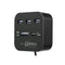 DM-HC01 All-in-one 3 Ports USB 2.0 HUB SD TF MS M2 MMC Card Reader Cable Splitter Adapter