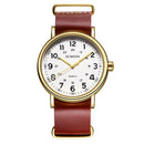 OCHSTIN 1249 Men Quartz Watch Casual Leather Strap Business Watch