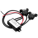 Inverter 12V to 5V DC voltage transformer 3A USB dual port converter