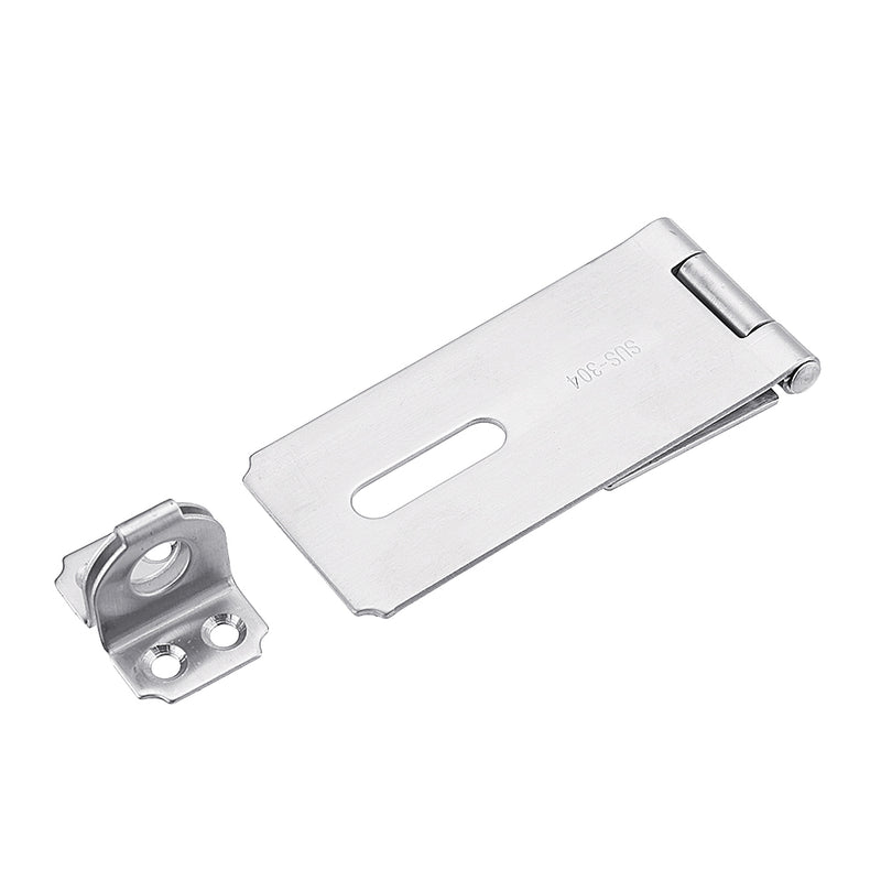Thicken 304 Stainless Steel Safety Hasps Heavy Duty Gate Bolt Latch Buckle Anti-theft Door Lock