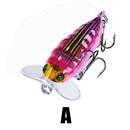 ZANLURE 1Pcs 4cm/4g Popper Artificial Insect Sytle Topwater Fishing Lure 8
