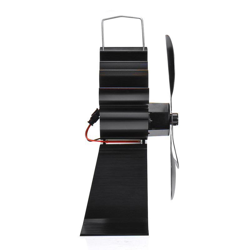4 Blades Fireplace Fan Thermal Heat Power Wood Burner Fan Stove Fan