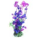 7.9" Fuchsia Green Plastic Fish Tank Underwater Ornament Aquarium Aquatic P C6U8