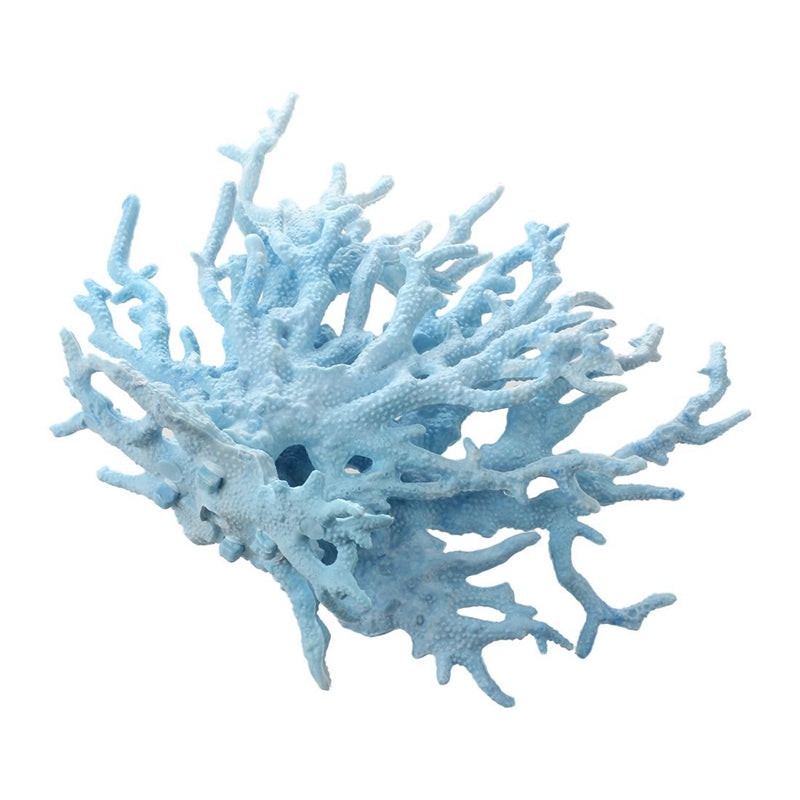 Aquarium Fish Tank Light Blue Artificial Plastic Coral Decor