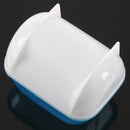 Pet Hamster Bathroom Bath Sand Room Sauna Toilet Blue White 10x7x7cm E4W5