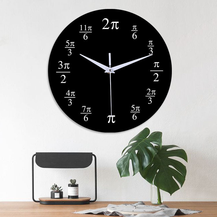 Emoyo ECY032 Creative Mathematics Wall Clock 3D Wall Clock For Home Office Decorations