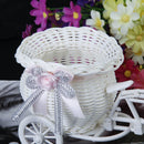 Handmade Tricycle/Bike Shape Flower Basket for Flower Storage/Arrangement J7Z1