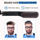3 in 1 Men & Women Beard Straightening Comb Electric Ceramic Ionic Fast Heating Brush Portable Travel Hair Styling Comb