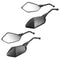8/10mm Positive Universal Motorcycle Rearview Side Mirrors For Honda/Kawasaki/Suzuki Bolt