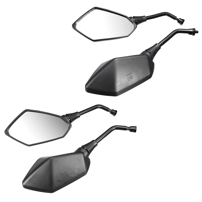 8/10mm Positive Universal Motorcycle Rearview Side Mirrors For Honda/Kawasaki/Suzuki Bolt